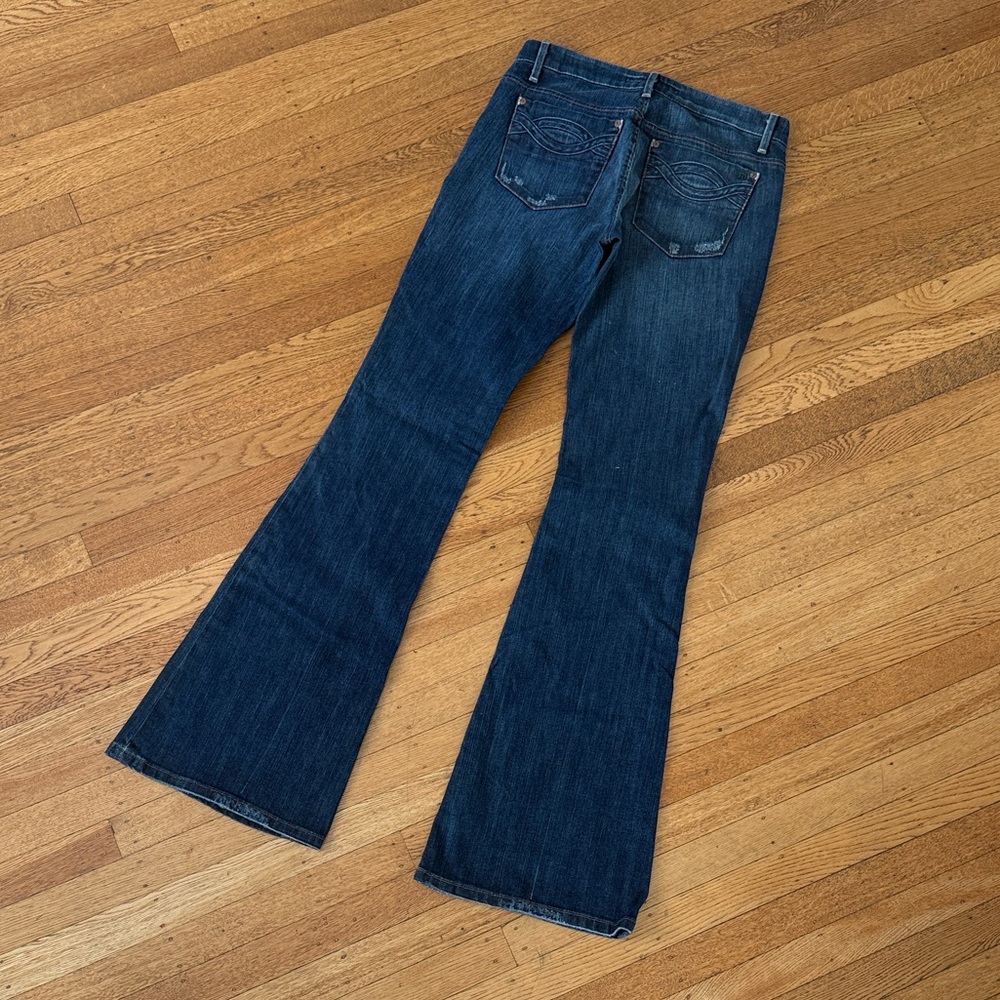 Joe's Jeans “Stardust” Dark Blue Flare Leg Jeans - Picture 1 of 3